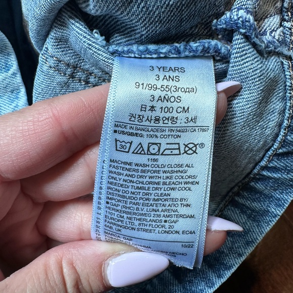 Denim Dress & Shirt combo (not matching) toddler girl 2-3T - Picture 6 of 10